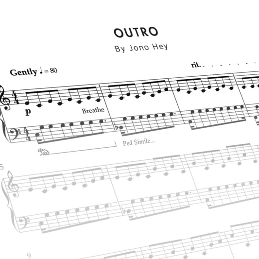 Outro - sheet music (pdf download)