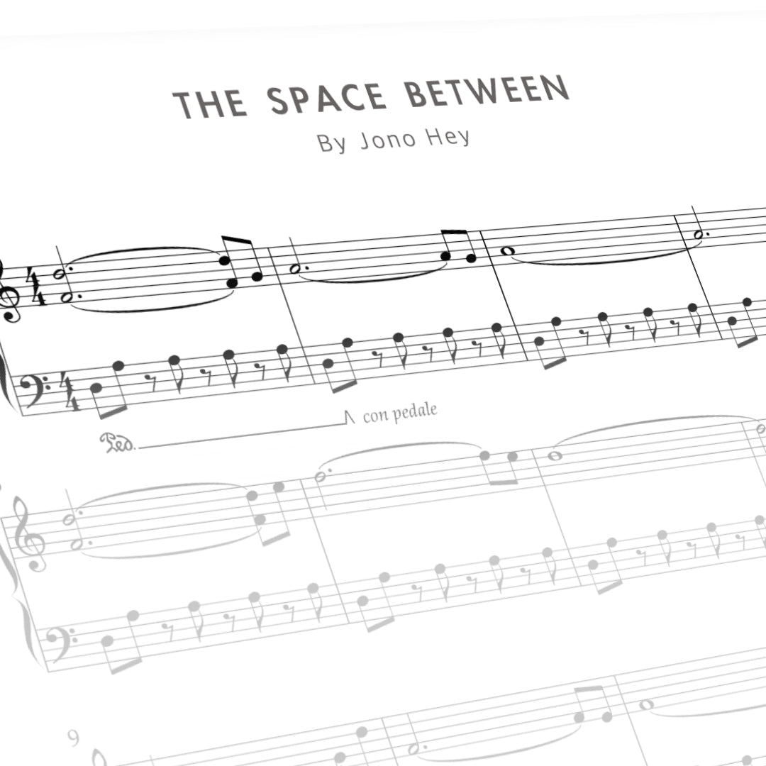 The Space Between - sheet music (pdf download)